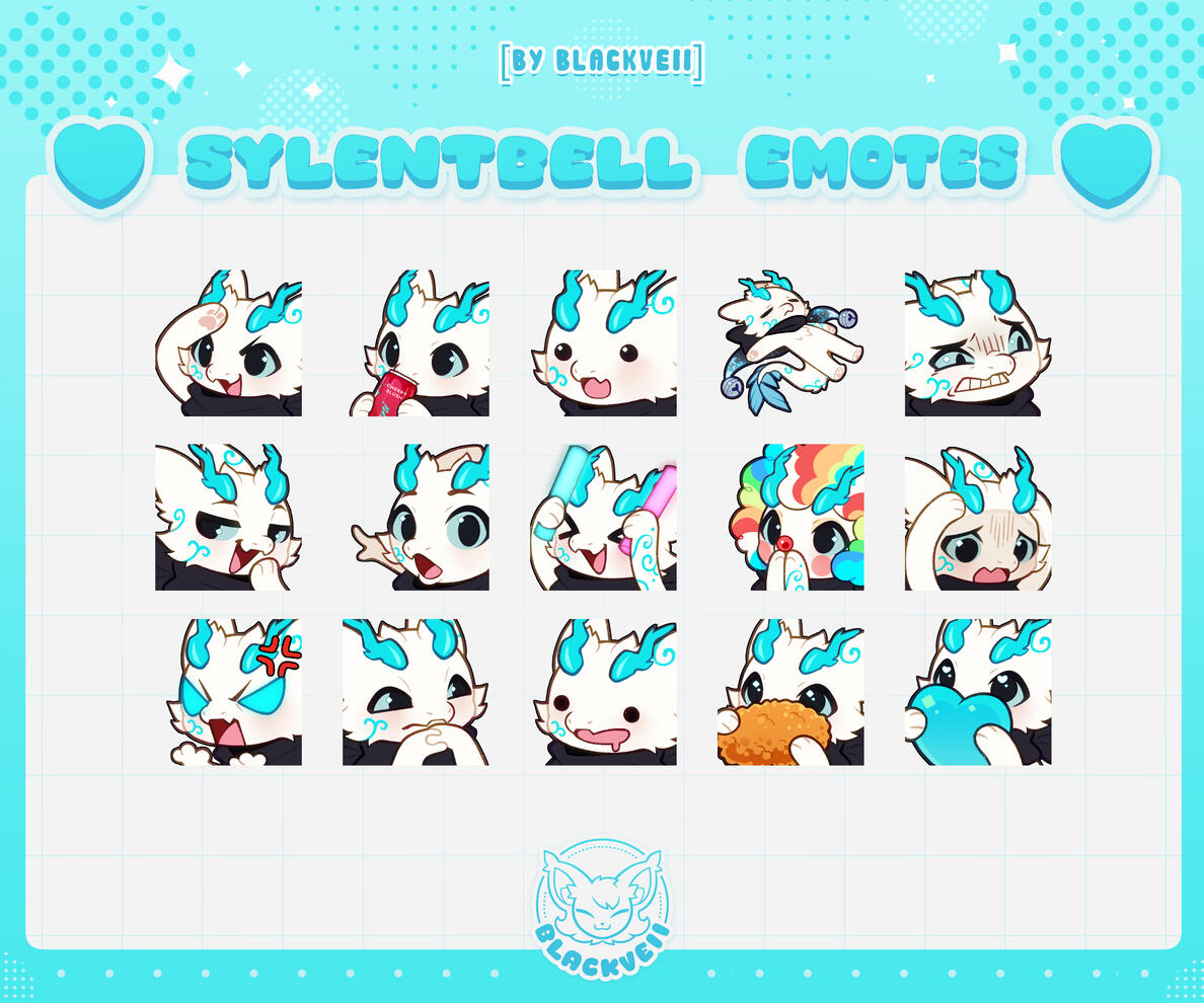 15 Emote Pack, for SylentBell