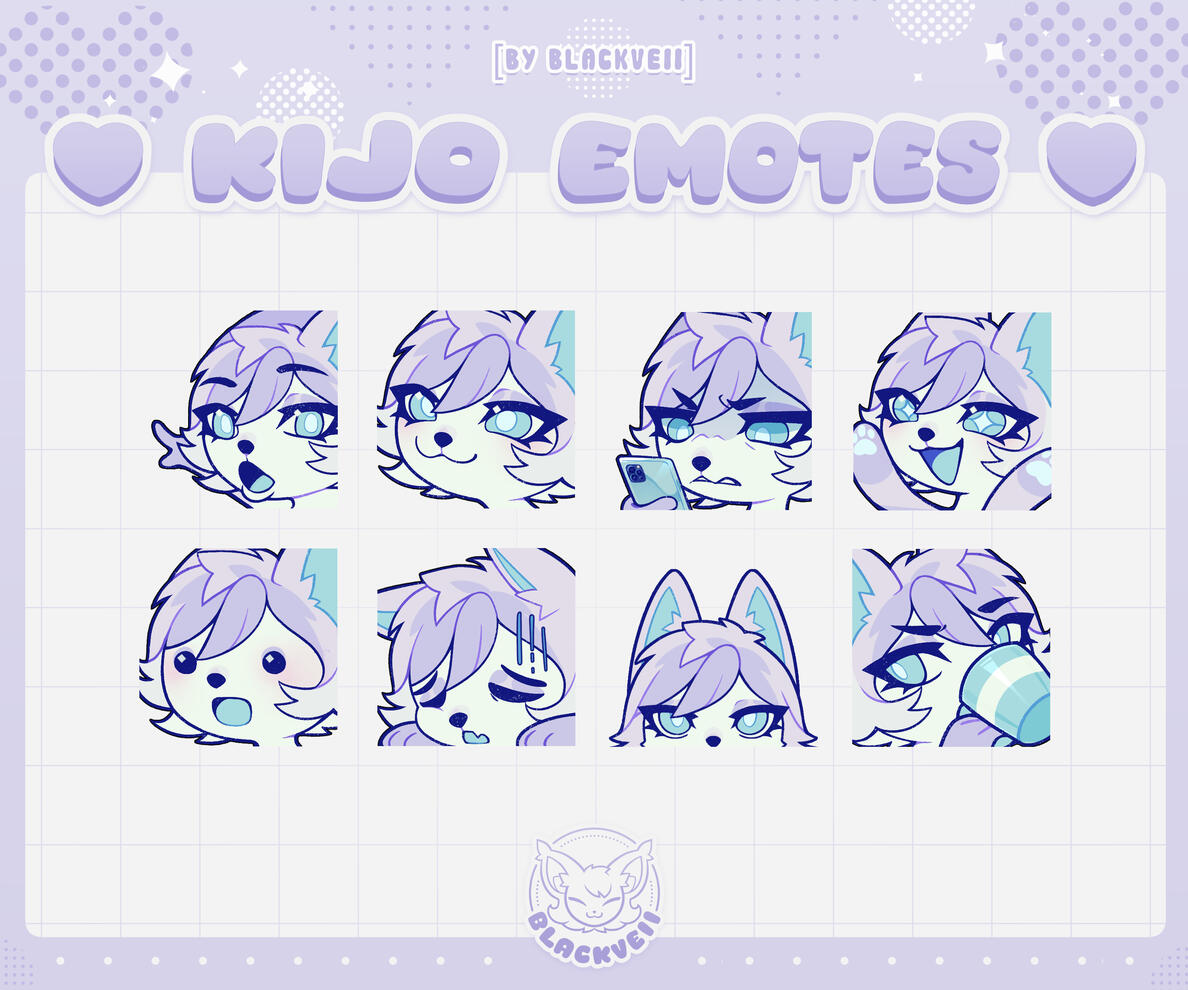 8 Emote Pack, for Kijo